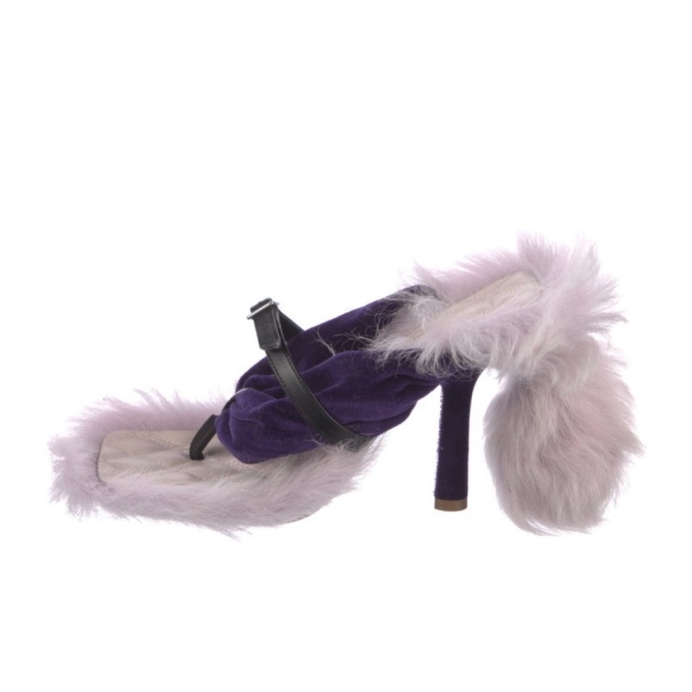 Burberry shearling mules - Picture 3 of 5